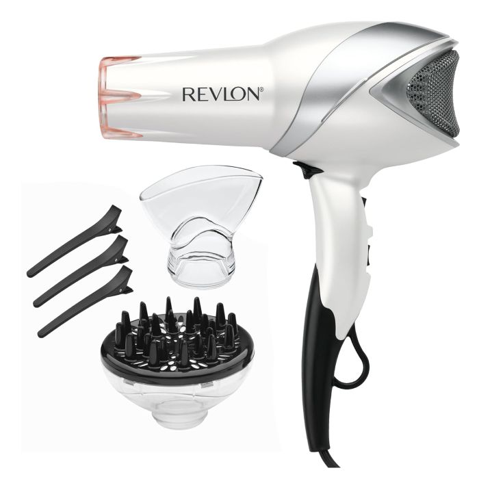 REVLON Infrared Ionic Hair Dryer with Diffuser and Concentrator